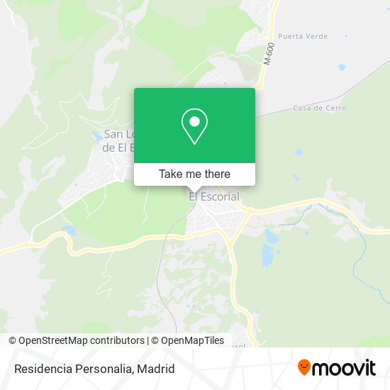 Residencia Personalia map