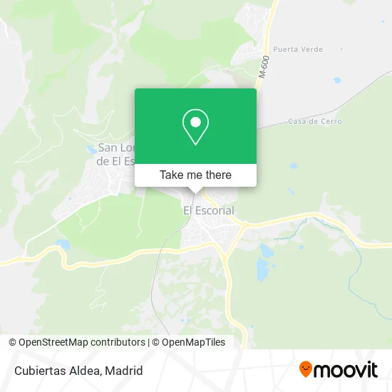 mapa Cubiertas Aldea