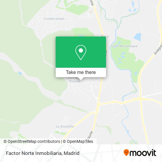 mapa Factor Norte Inmobiliaria
