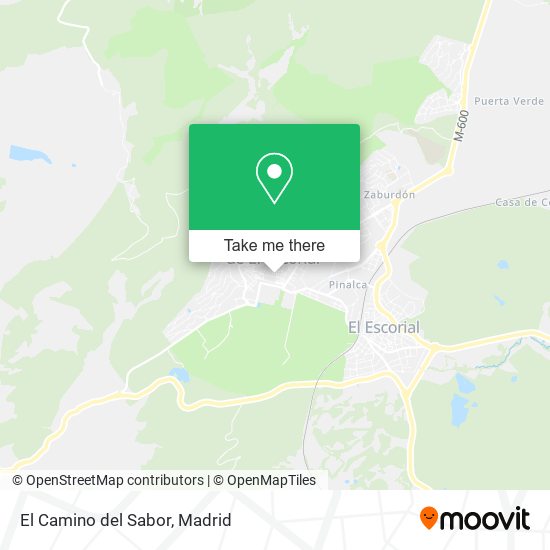 El Camino del Sabor map