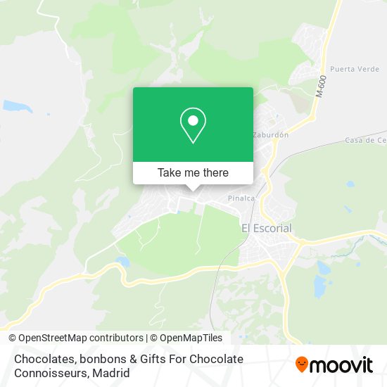 Chocolates, bonbons & Gifts For Chocolate Connoisseurs map