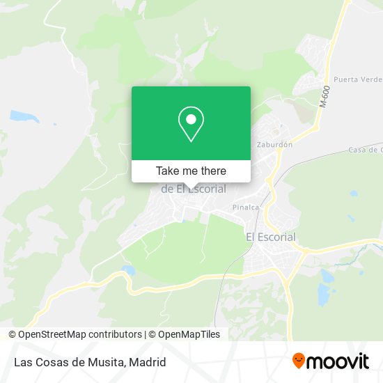 Las Cosas de Musita map