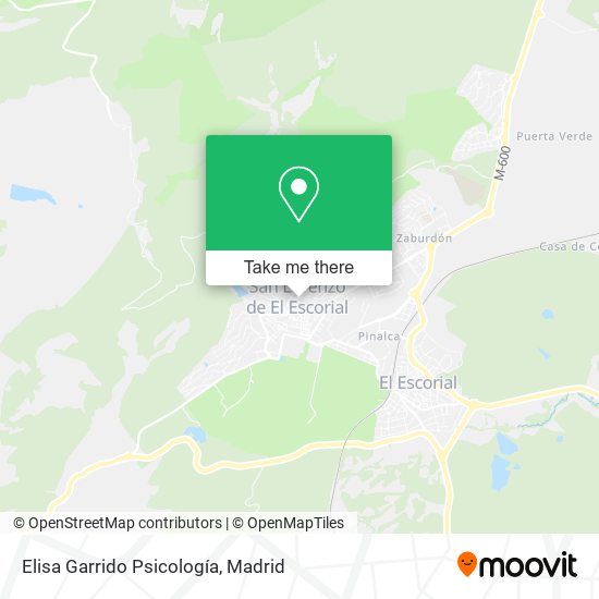 Elisa Garrido Psicología map