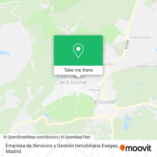 Empresa de Servicios y Gestión Inmobiliaria Eseges map