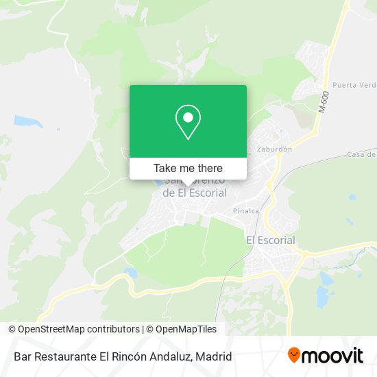 Bar Restaurante El Rincón Andaluz map