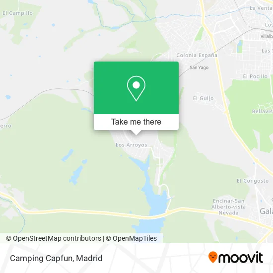Camping Capfun map