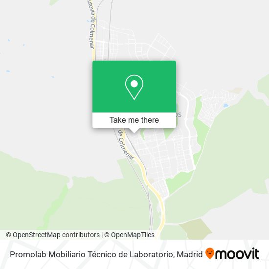 Promolab Mobiliario Técnico de Laboratorio map