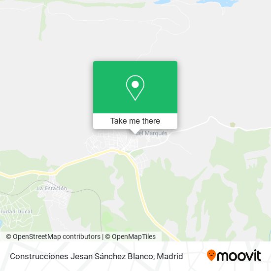 Construcciones Jesan Sánchez Blanco map