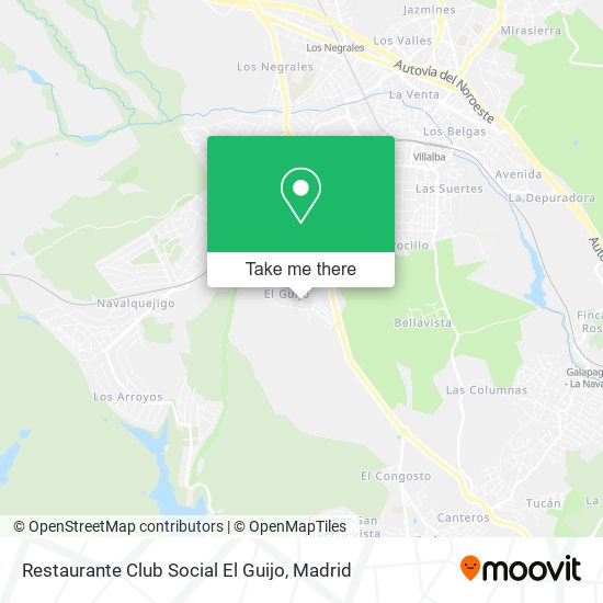 Restaurante Club Social El Guijo map