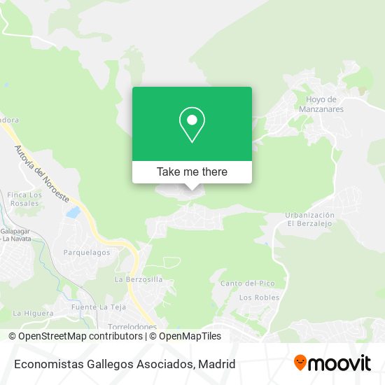 mapa Economistas Gallegos Asociados