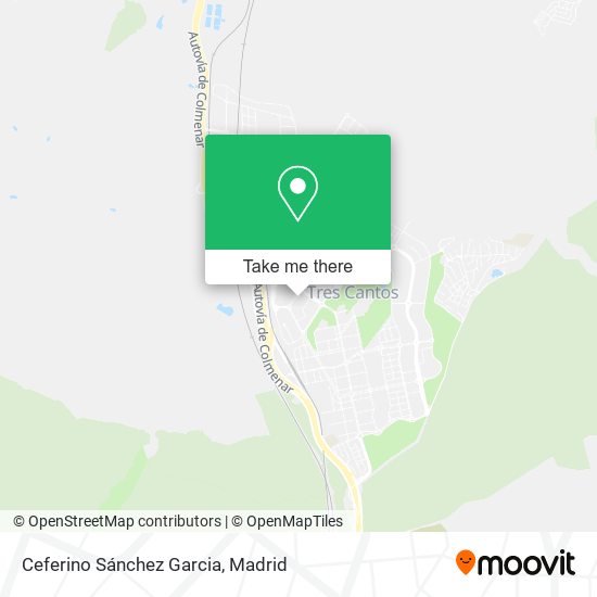 Ceferino Sánchez Garcia map