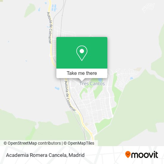 mapa Academia Romera Cancela