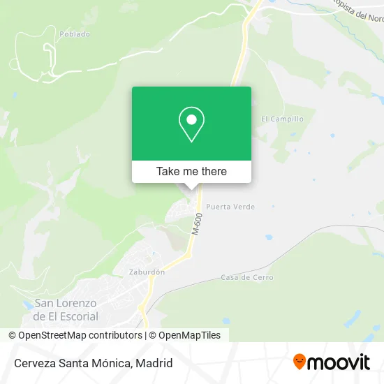 Cerveza Santa Mónica map