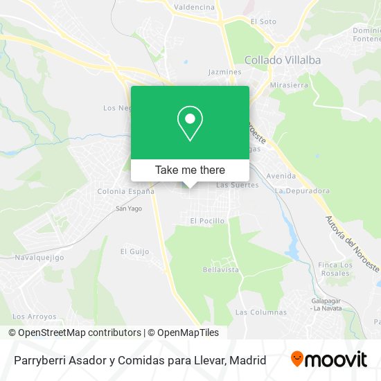 Parryberri Asador y Comidas para Llevar map