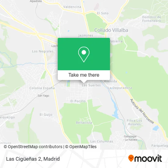 Las Cigüeñas 2 map
