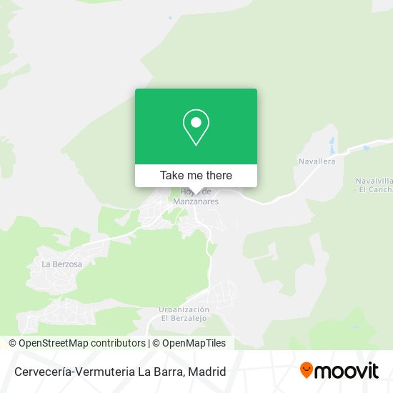 mapa Cervecería-Vermuteria La Barra