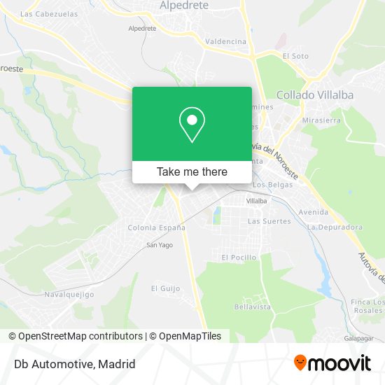 Db Automotive map