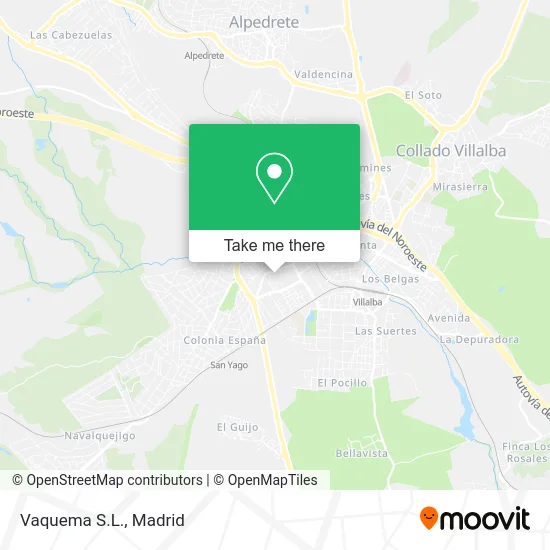 Vaquema S.L. map