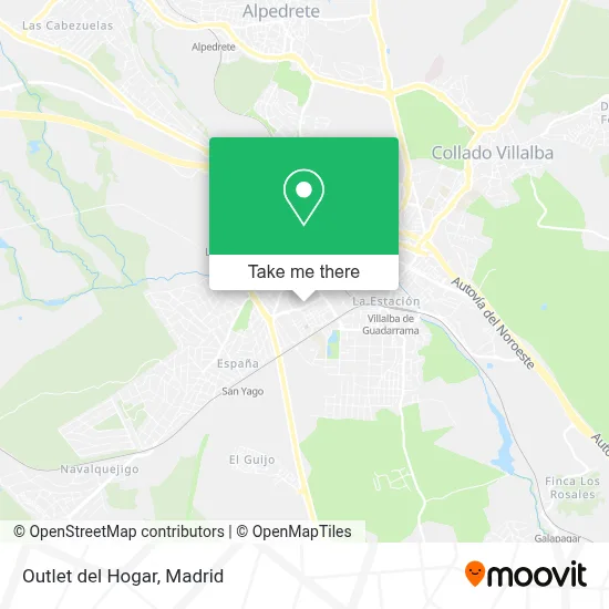 Outlet del Hogar map