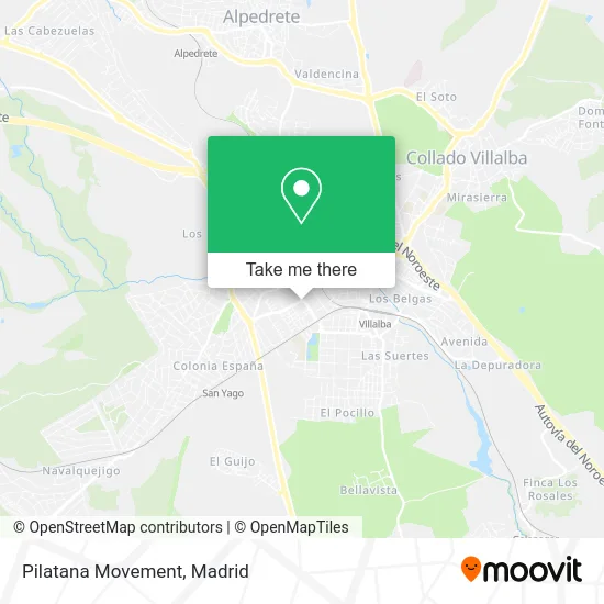 Pilatana Movement map