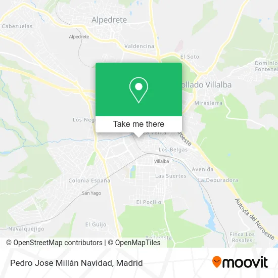 Pedro Jose Millán Navidad map