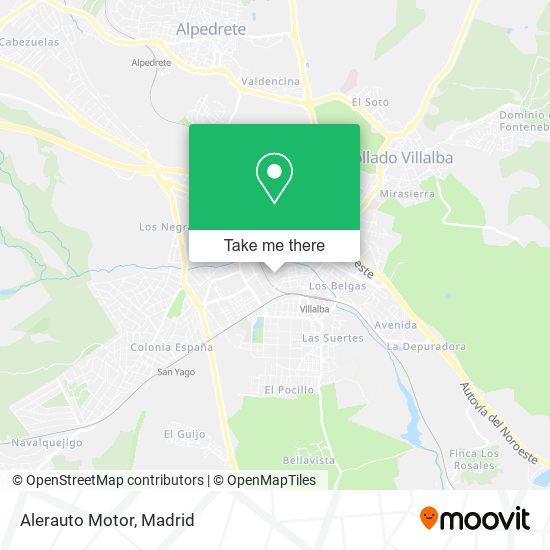 mapa Alerauto Motor