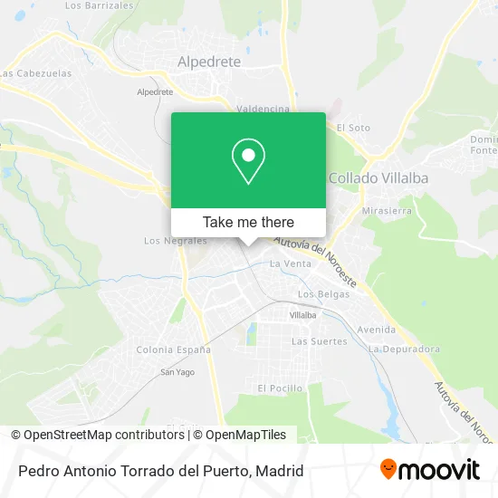 Pedro Antonio Torrado del Puerto map
