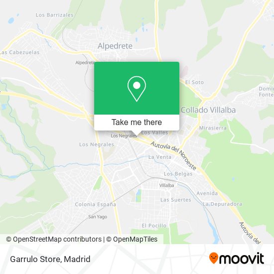 Garrulo Store map