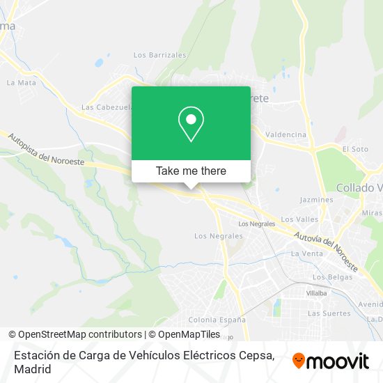 Estación de Carga de Vehículos Eléctricos Cepsa map