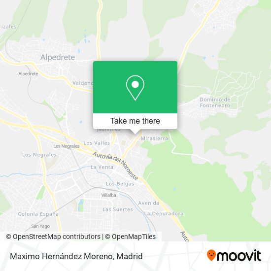 Maximo Hernández Moreno map