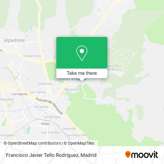 Francisco Javier Tello Rodríguez map