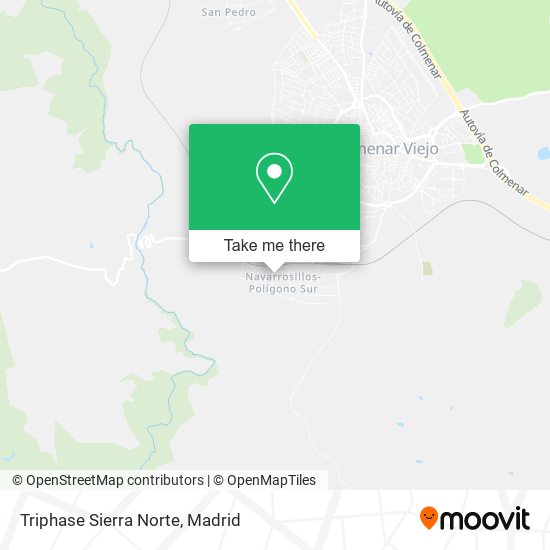 mapa Triphase Sierra Norte