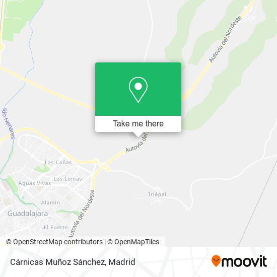 Cárnicas Muñoz Sánchez map