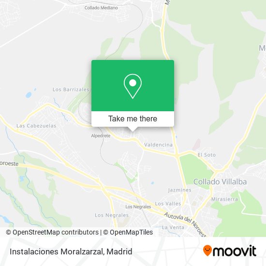 Instalaciones Moralzarzal map