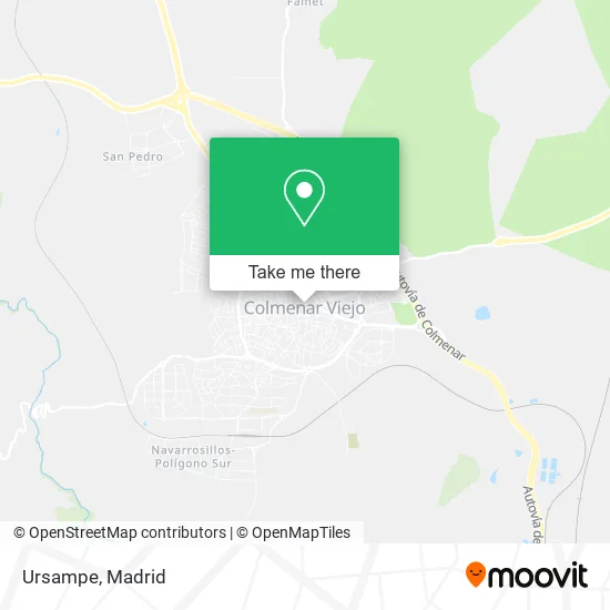 Ursampe map