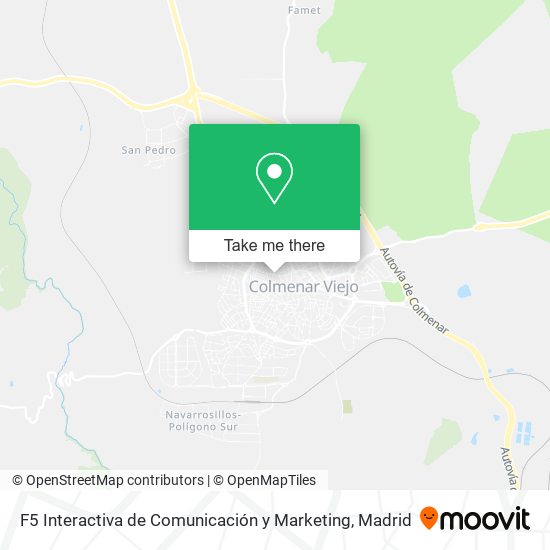 F5 Interactiva de Comunicación y Marketing map