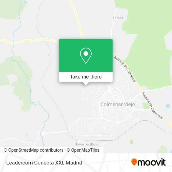Leadercom Conecta XXI map
