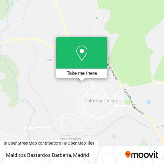 Malditos Bastardos Barbería map