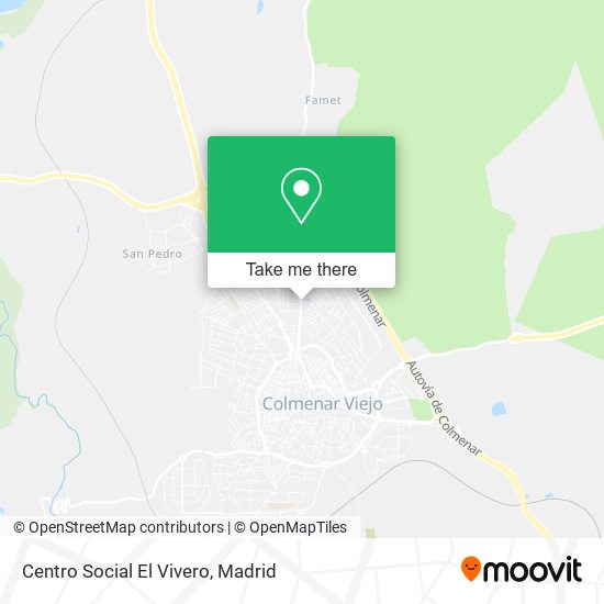 Centro Social El Vivero map