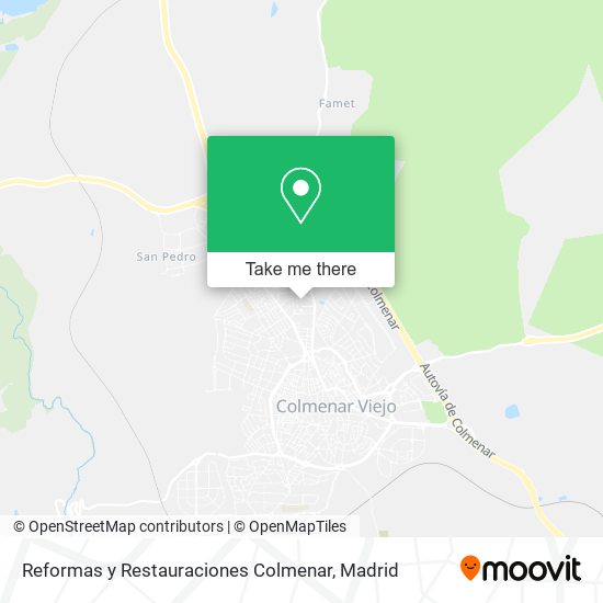 Reformas y Restauraciones Colmenar map