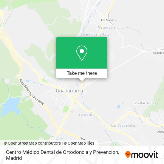 Centro Médico Dental de Ortodoncia y Prevencion map