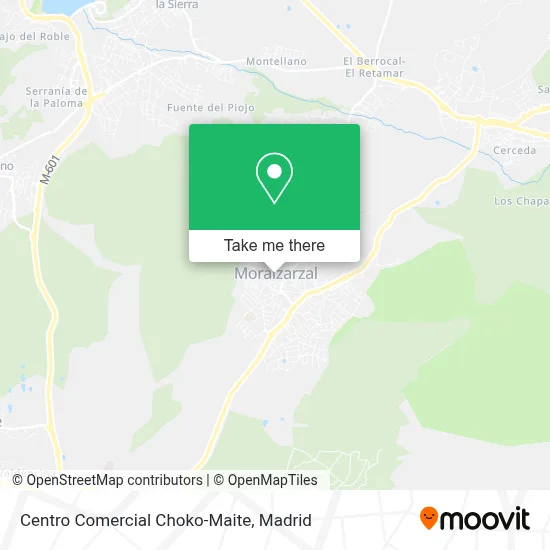 Centro Comercial Choko-Maite map