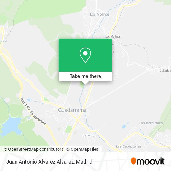 Juan Antonio Álvarez Alvarez map