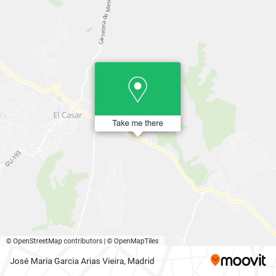 José Maria Garcia Arias Vieira map