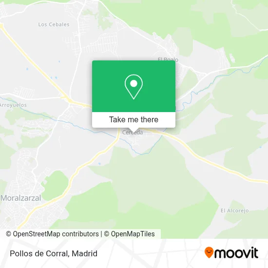 Pollos de Corral map