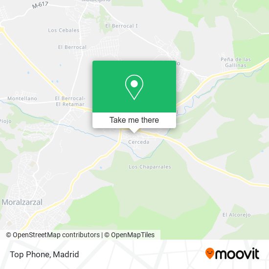 Top Phone map