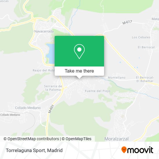 Torrelaguna Sport map