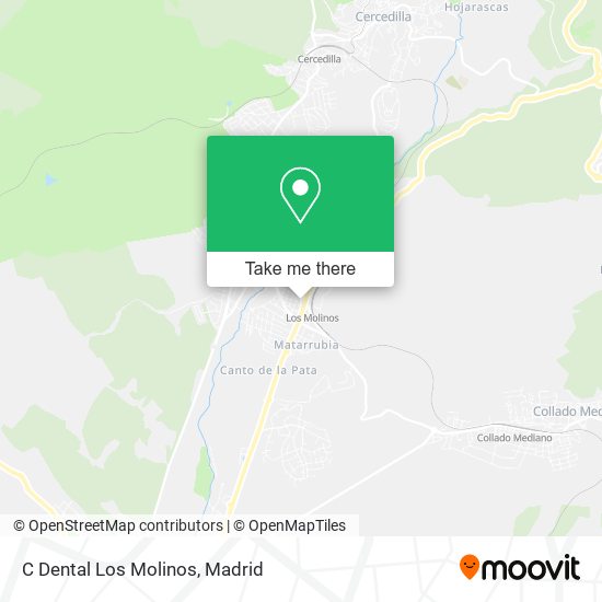 C Dental Los Molinos map