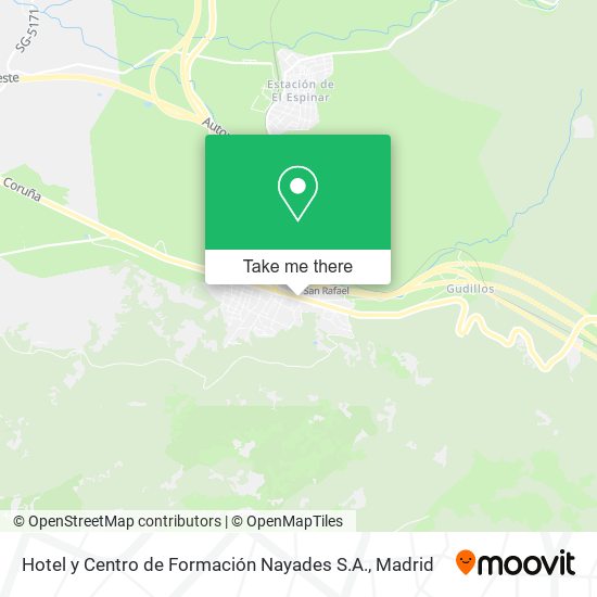 Hotel y Centro de Formación Nayades S.A. map