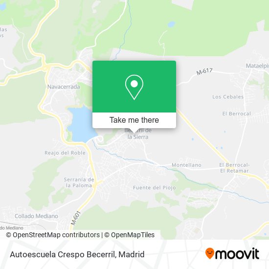 Autoescuela Crespo Becerril map